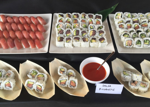 Servizio catering – sushi, sashimi, fingerfood per eventi e feste