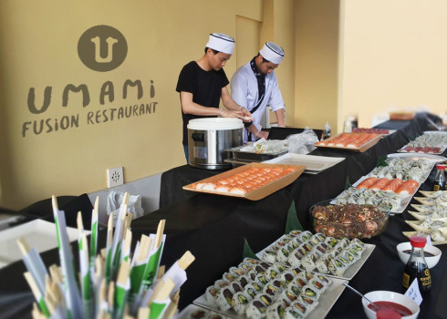 Servizio catering – sushi, sashimi, fingerfood per eventi e feste